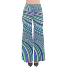 Art Fractal Gradient Colorful Infinity Pattern So Vintage Palazzo Pants by Wegoenart