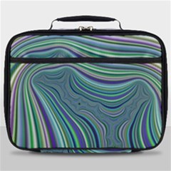 Art Fractal Gradient Colorful Infinity Pattern Full Print Lunch Bag by Wegoenart