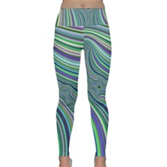 Art Fractal Gradient Colorful Infinity Pattern Lightweight Velour Classic Yoga Leggings