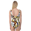 Pattern Fractal Gold Pointed Princess Tank Leotard  View2