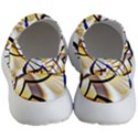 Pattern Fractal Gold Pointed Men s Lightweight Slip Ons View4