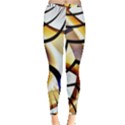 Pattern Fractal Gold Pointed Inside Out Leggings View1