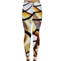 Pattern Fractal Gold Pointed Inside Out Leggings View2