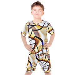 Pattern Fractal Gold Pointed Kid s Set by Wegoenart