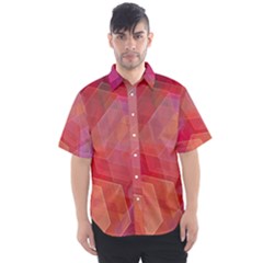 Abstract Background Texture Men s Short Sleeve Shirt