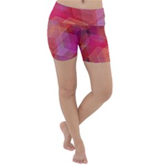 Abstract Background Texture Lightweight Velour Yoga Shorts