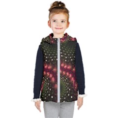 Background Texture Pattern Art Kids  Hooded Puffer Vest by Wegoenart