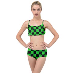 Art Modern Design Contemporary Layered Top Bikini Set