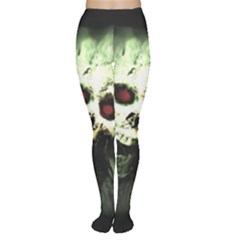 Screaming Skull Human Halloween Tights by Wegoenart