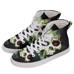 Screaming Skull Human Halloween Men s Hi-top Skate Sneakers by Wegoenart