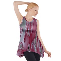 Fractal Gradient Colorful Infinity Side Drop Tank Tunic by Wegoenart