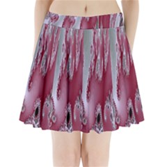 Fractal Gradient Colorful Infinity Pleated Mini Skirt by Wegoenart