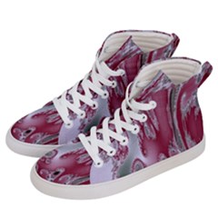 Fractal Gradient Colorful Infinity Men s Hi-top Skate Sneakers by Wegoenart