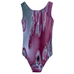 Fractal Gradient Colorful Infinity Kids  Cut-out Back One Piece Swimsuit