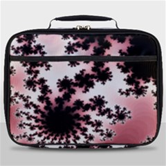 Fractal Pattern Pink Full Print Lunch Bag by Wegoenart