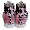 Fractal Pattern Pink Men s Hi-Top Skate Sneakers View4