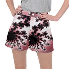 Fractal Pattern Pink Stretch Ripstop Shorts