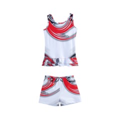 Abstract Fractal Digital Art Kids  Boyleg Swimsuit