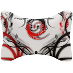 Abstract Fractal Digital Art Seat Head Rest Cushion by Wegoenart