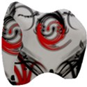 Abstract Fractal Digital Art Velour Head Support Cushion View3