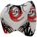 Abstract Fractal Digital Art Velour Head Support Cushion View4