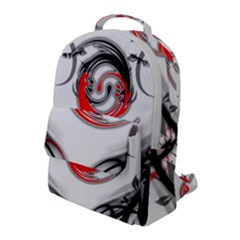 Abstract Fractal Digital Art Flap Pocket Backpack (large) by Wegoenart