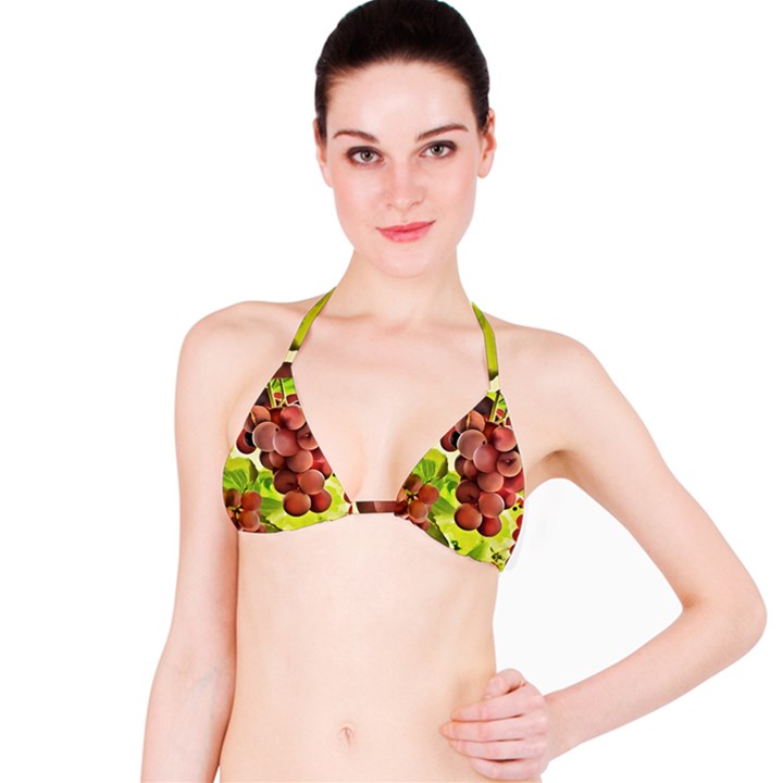 Grape Harvest Nature Figure Rustic Bikini Top