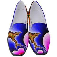 Fractal Background Pattern Color Women s Classic Loafer Heels