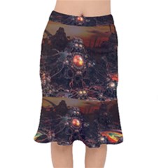 Fractal Mandelbulb 3d Action Mermaid Skirt by Wegoenart