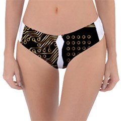 Brain Circuit Board Pcb Computer Reversible Classic Bikini Bottoms by Wegoenart