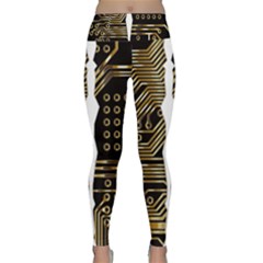 Brain Circuit Board Pcb Computer Lightweight Velour Classic Yoga Leggings