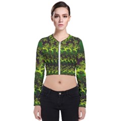 Fractal Gradient Colorful Infinity Zip Up Bomber Jacket by Wegoenart