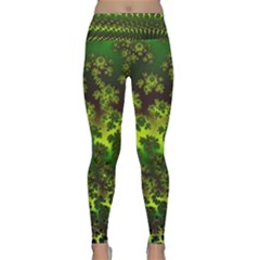 Fractal Gradient Colorful Infinity Lightweight Velour Classic Yoga Leggings