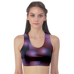 Fractal Rendering Sports Bra by Wegoenart