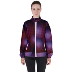 Fractal Rendering High Neck Windbreaker (women)