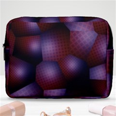 Fractal Rendering Make Up Pouch (large) by Wegoenart