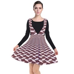 Graphics Geometric Paul Background Plunge Pinafore Dress