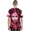 Portrait Woman Red Face Pretty Men s Sports Mesh Tee View2