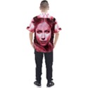 Portrait Woman Red Face Pretty Men s Short Sleeve Shirt View2