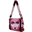 Portrait Woman Red Face Pretty Full Print Messenger Bag View2