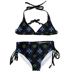 Background Abstract Vector Fractal Kids  Classic Bikini Set