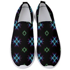 Background Abstract Vector Fractal Men s Slip On Sneakers