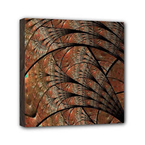 Fractals Artistic Digital Design Mini Canvas 6  X 6  (stretched) by Wegoenart