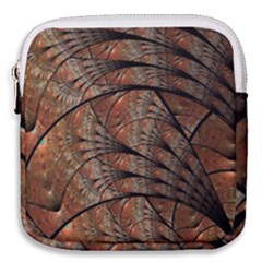 Fractals Artistic Digital Design Mini Square Pouch by Wegoenart