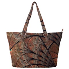 Fractals Artistic Digital Design Full Print Shoulder Bag