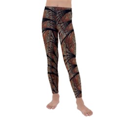 Fractals Artistic Digital Design Kids  Lightweight Velour Leggings