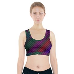 Background Texture Pattern Sports Bra With Pocket by Wegoenart