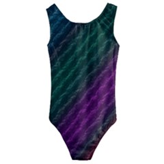 Background Texture Pattern Kids  Cut-out Back One Piece Swimsuit