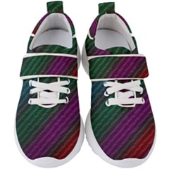 Background Texture Pattern Kids  Velcro Strap Shoes