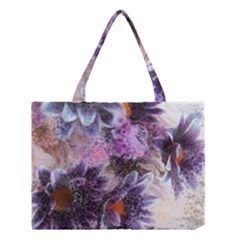 Flower Digital Art Artwork Abstract Medium Tote Bag by Wegoenart